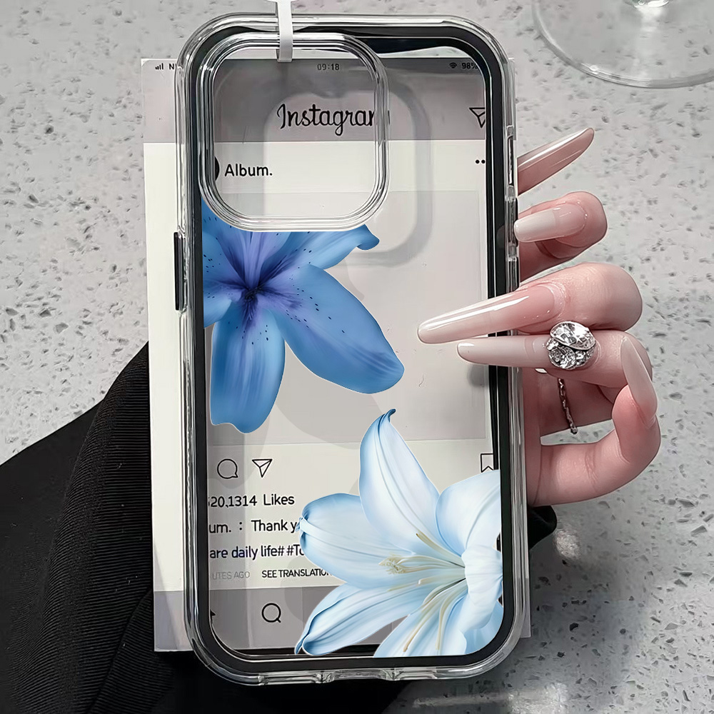 Blue Lily Flower Clear Phone C - огляд і ціна Plants X