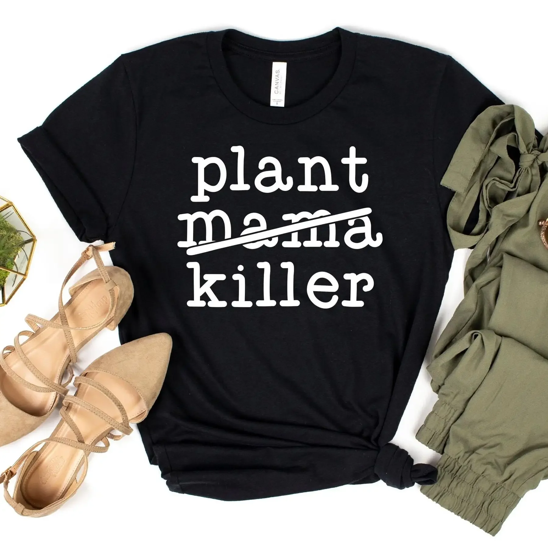 Plant Killer T Shirt Mom Mama  - огляд і ціна Plant Parenthood