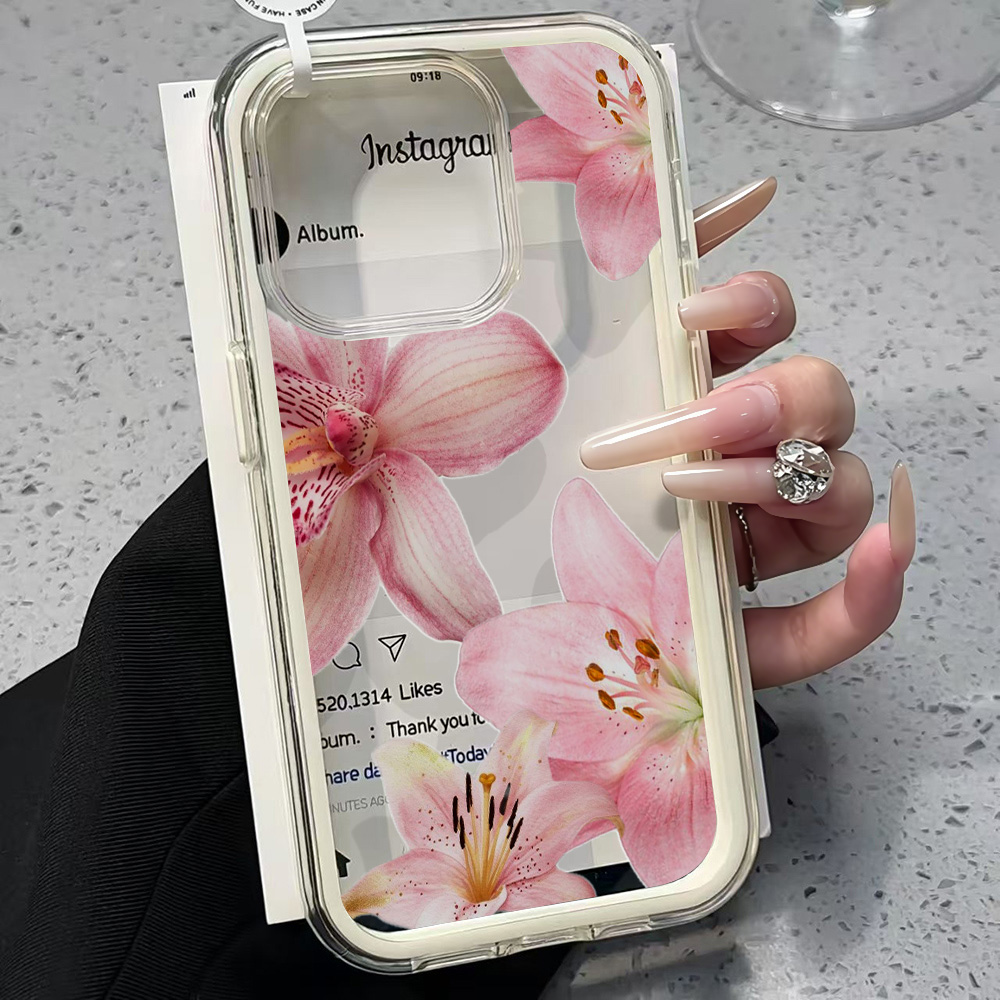 Pink Lily Flower Clear Phone C - огляд і ціна Plants X