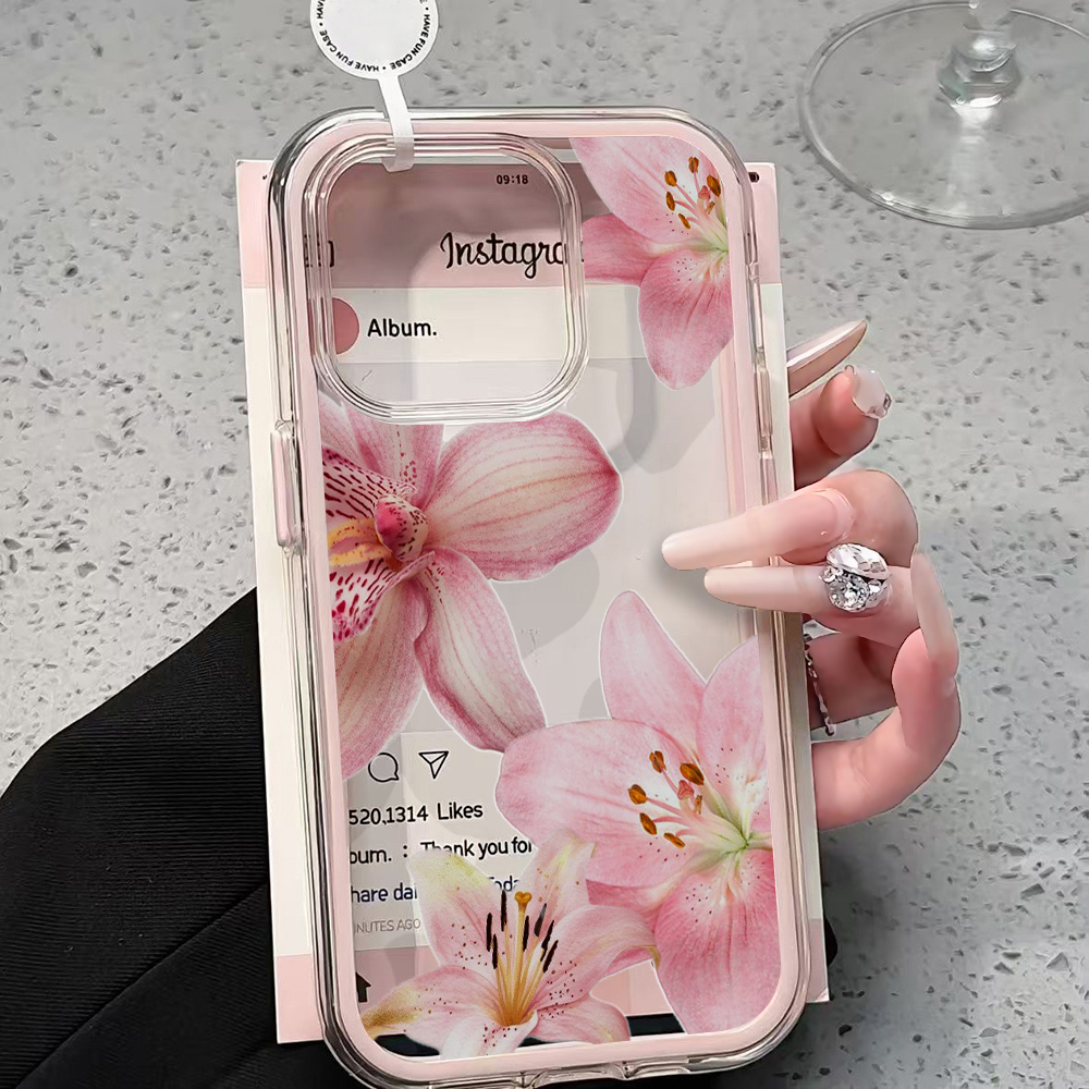 Pink Lily Flower Clear Phone C - огляд і ціна Plants X