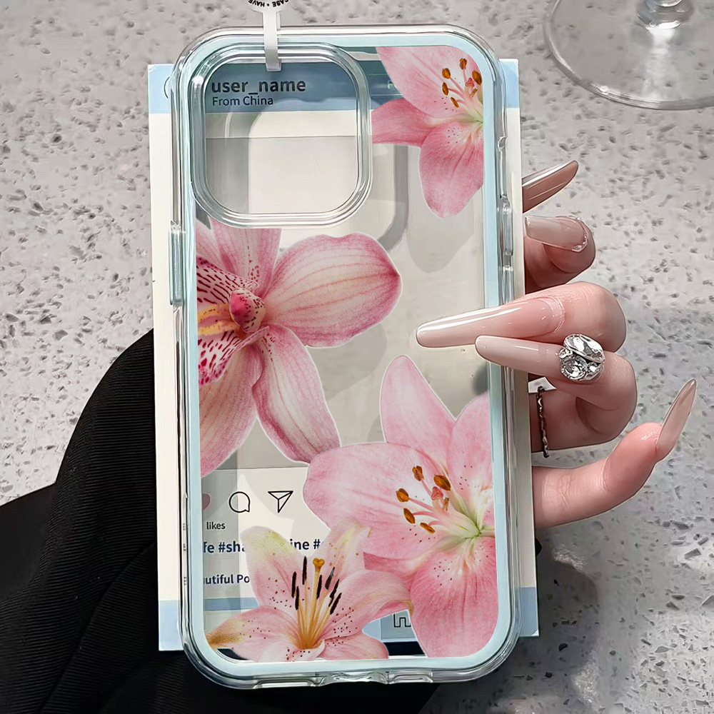 Pink Lily Flower Clear Phone C - огляд і ціна Plants X